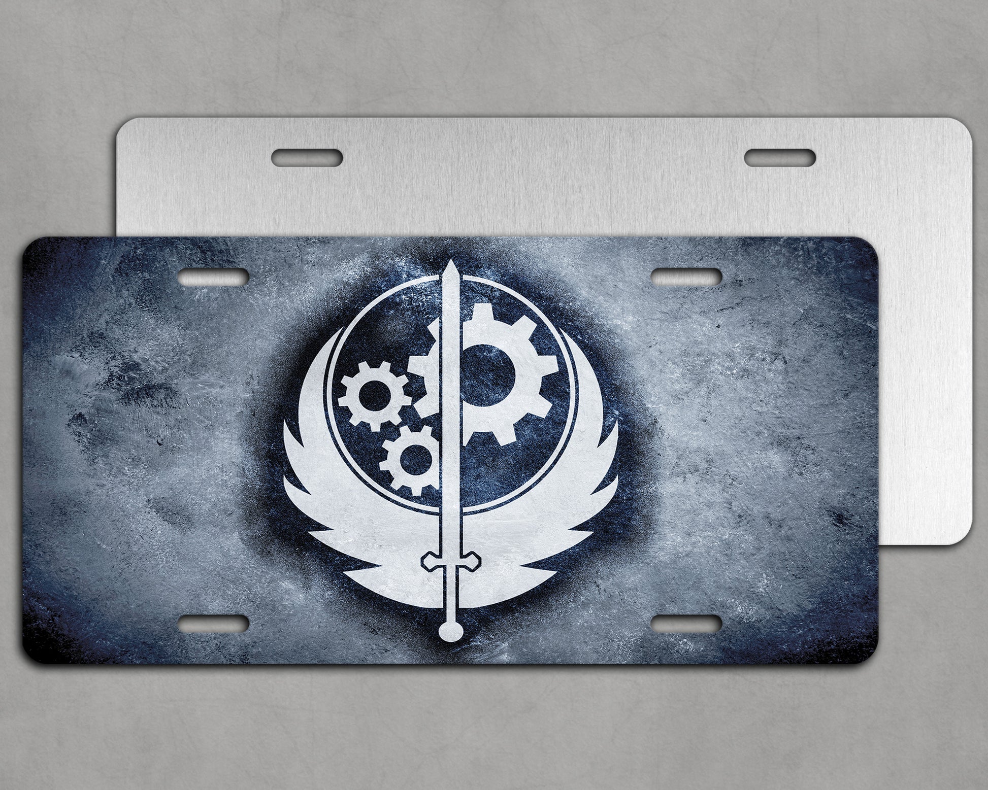 Brotherhood Of Steel License Plate