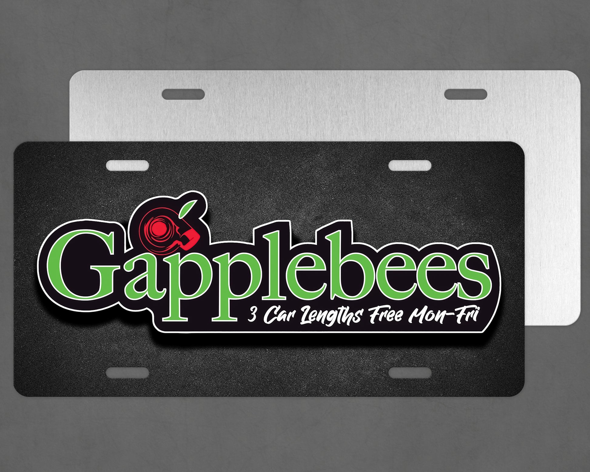 Gapplebees License Plate