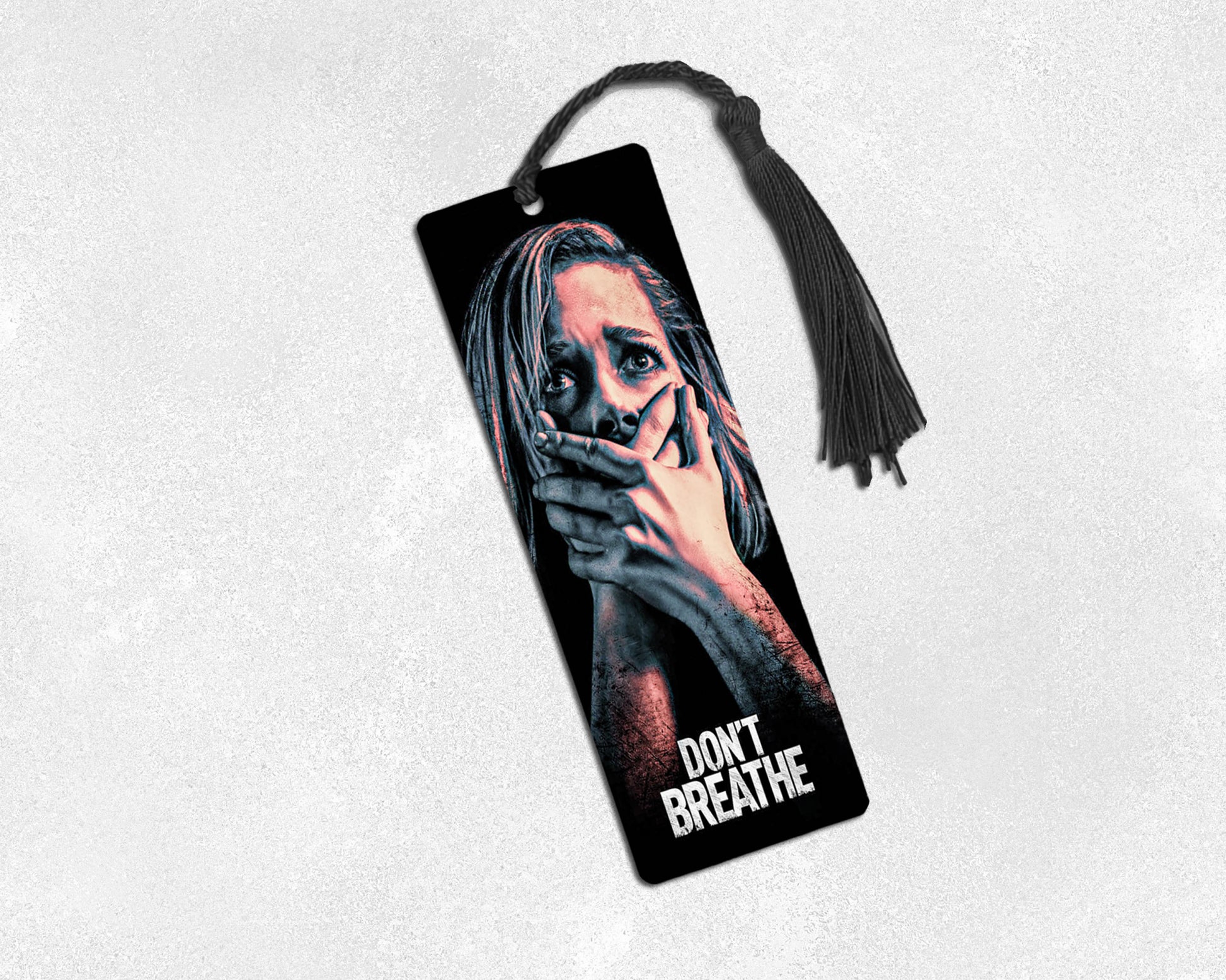 Don't Breath Metal Bookmark