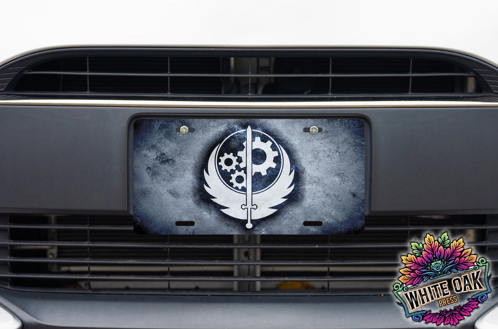 Brotherhood Of Steel License Plate