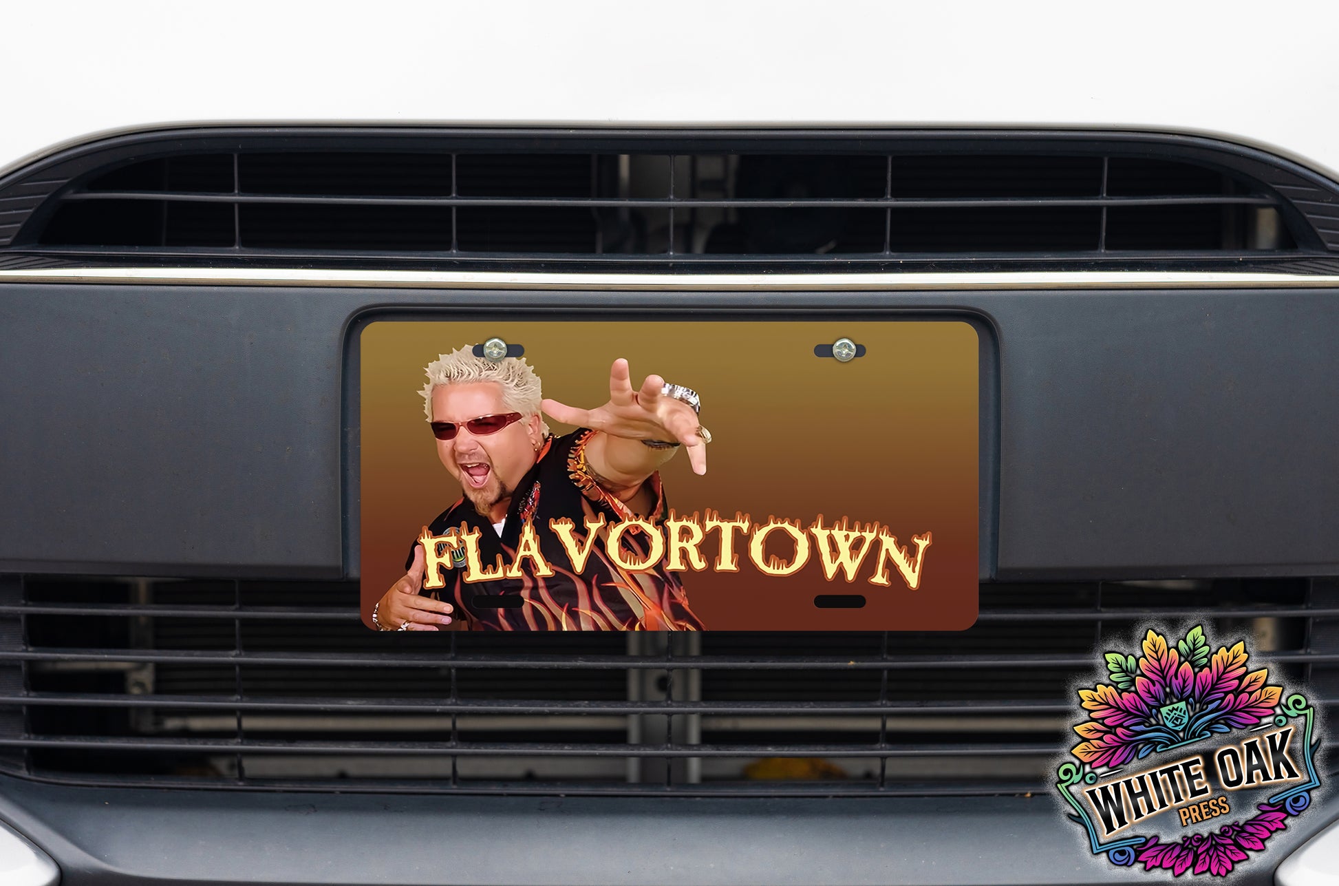 Flavortown Guy Fieri License Plate