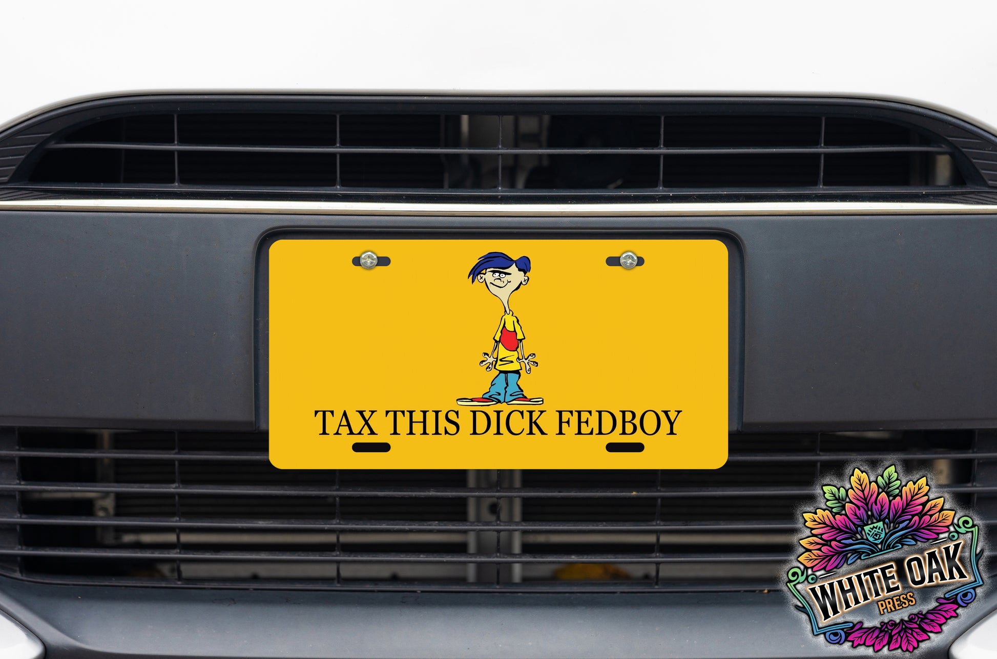 Tax This Dick Fedboy License Plate