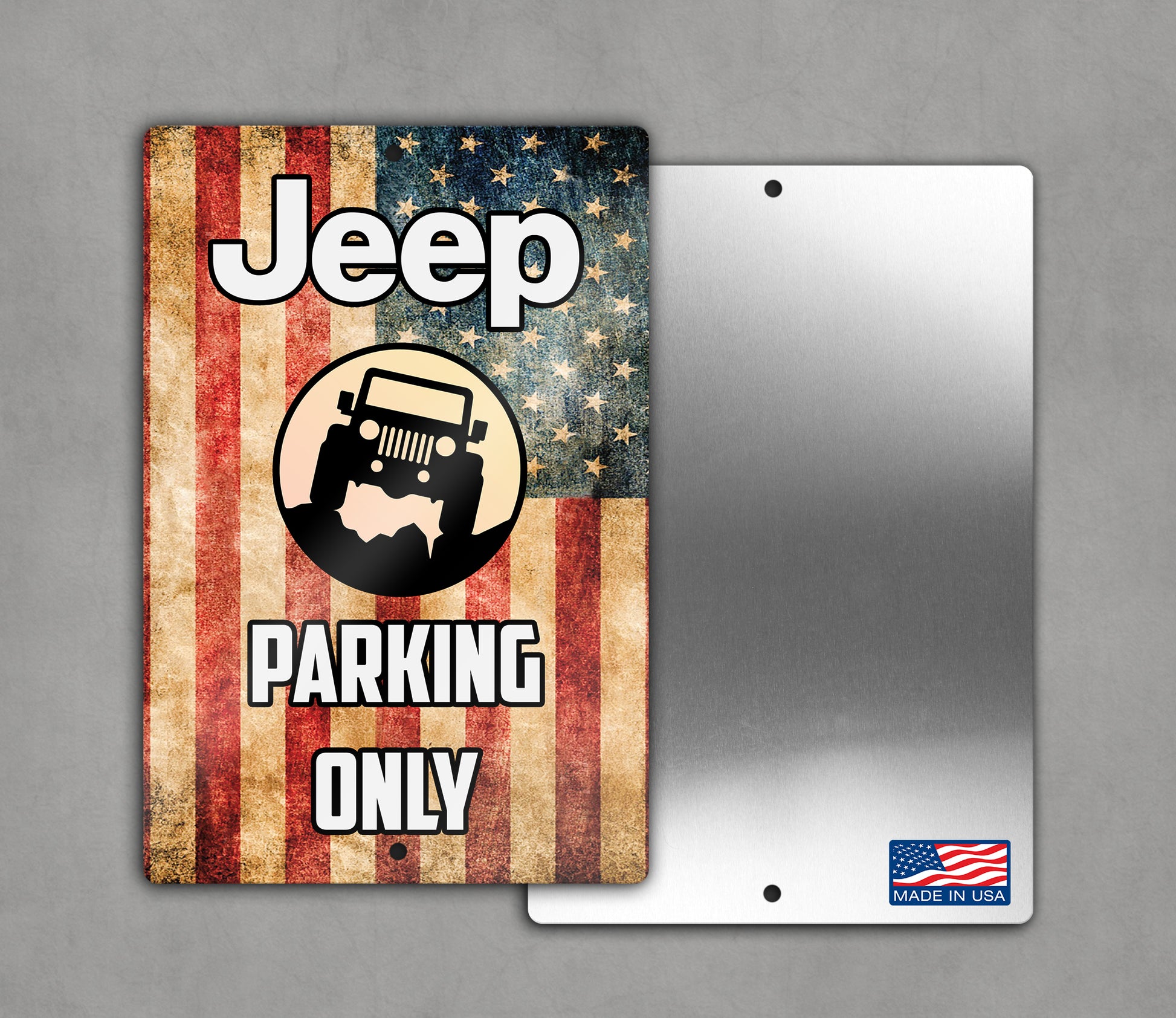 Jeep Parking Only Sign