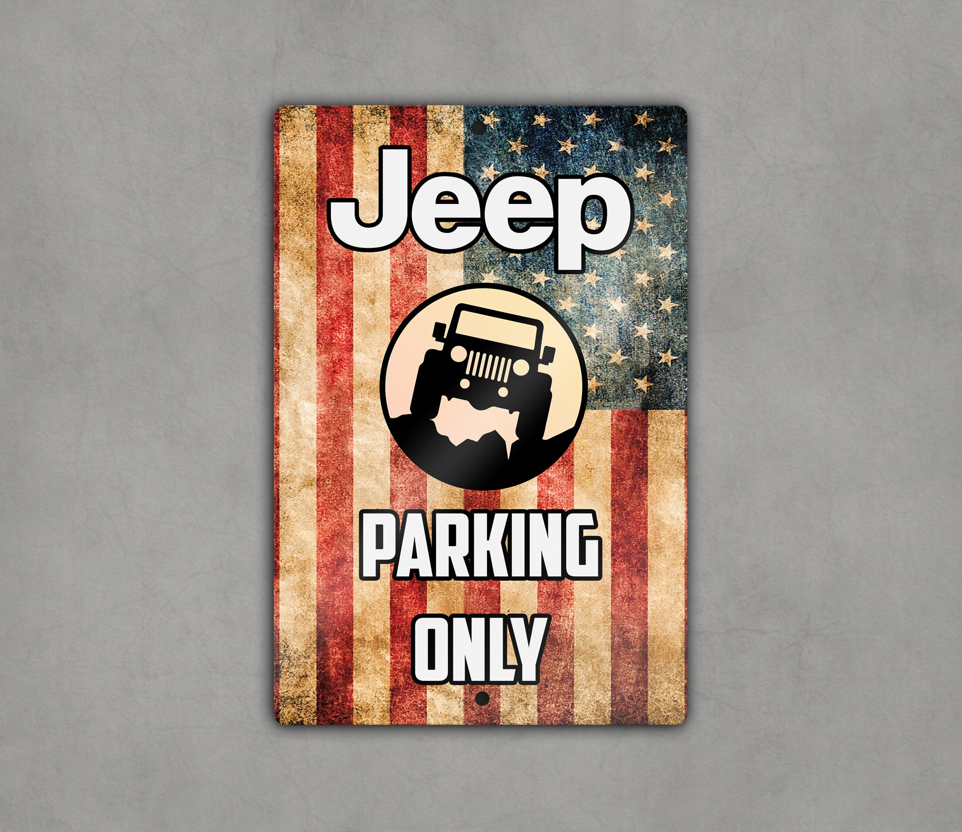 Jeep Parking Only Sign