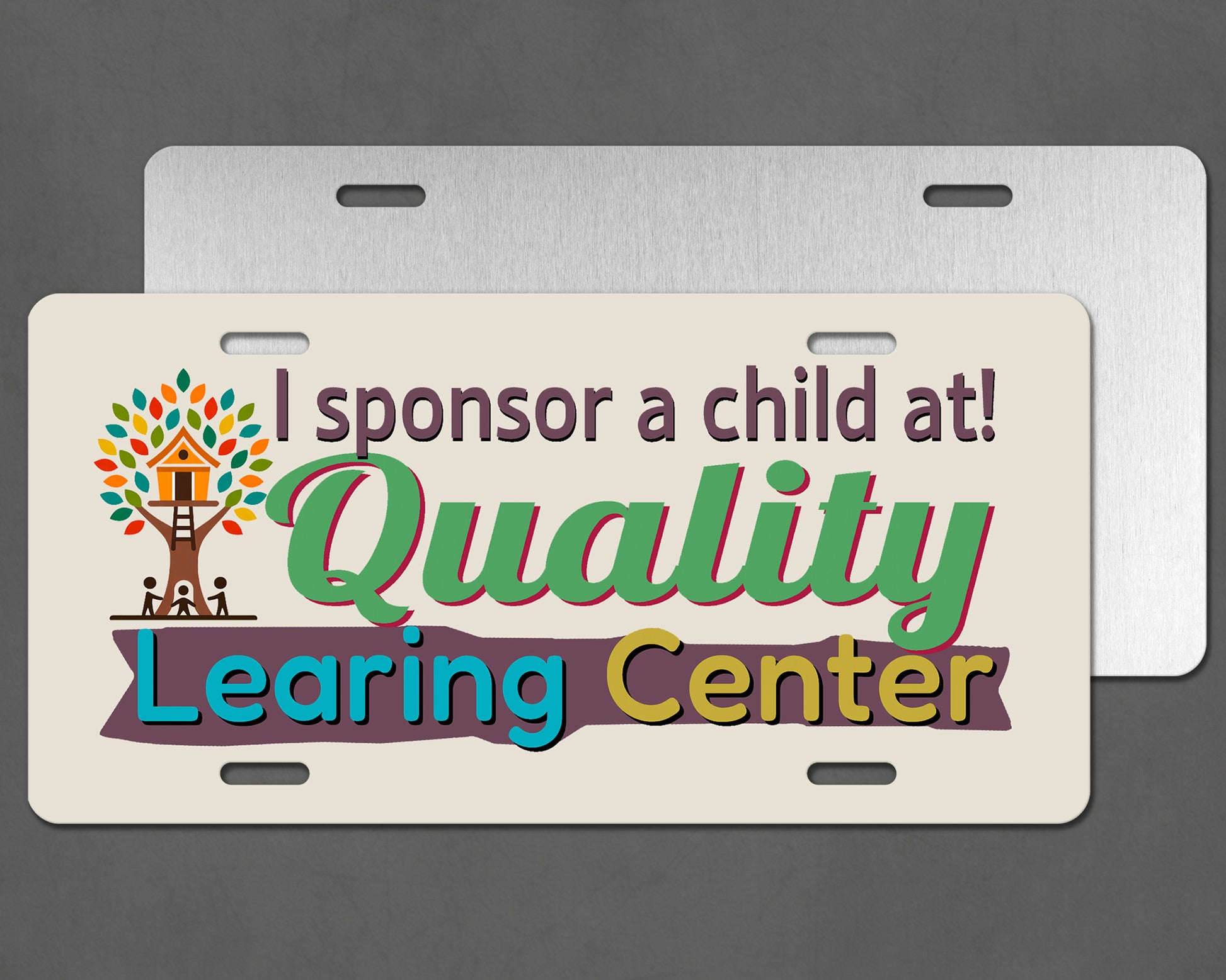 Quality "Learing" License Plate