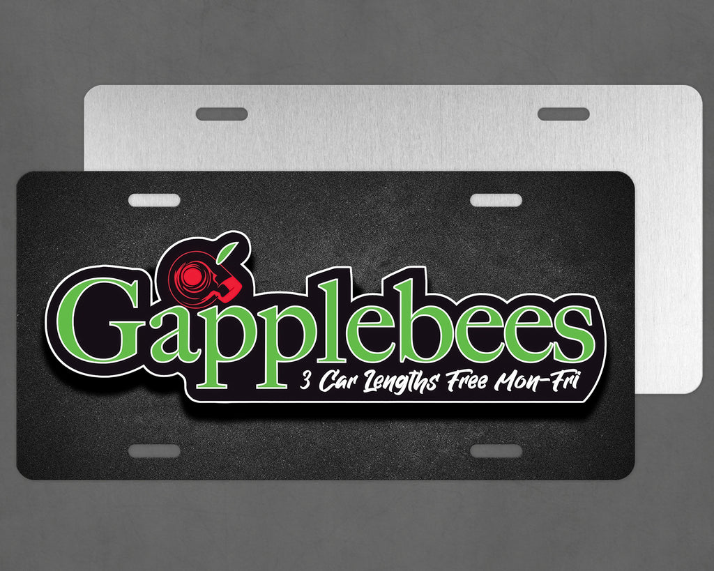 Gapplebees License Plate