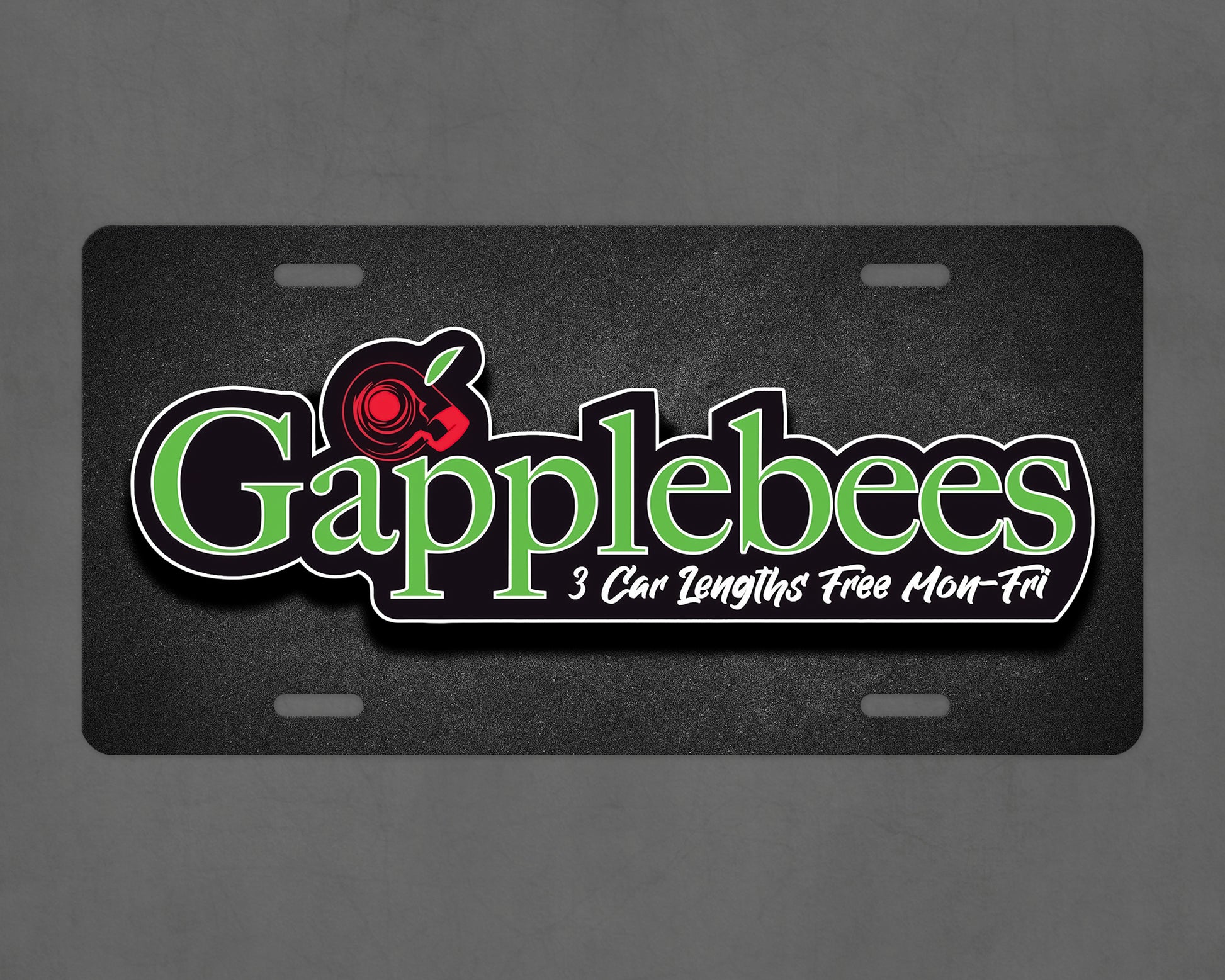 Gapplebees License Plate