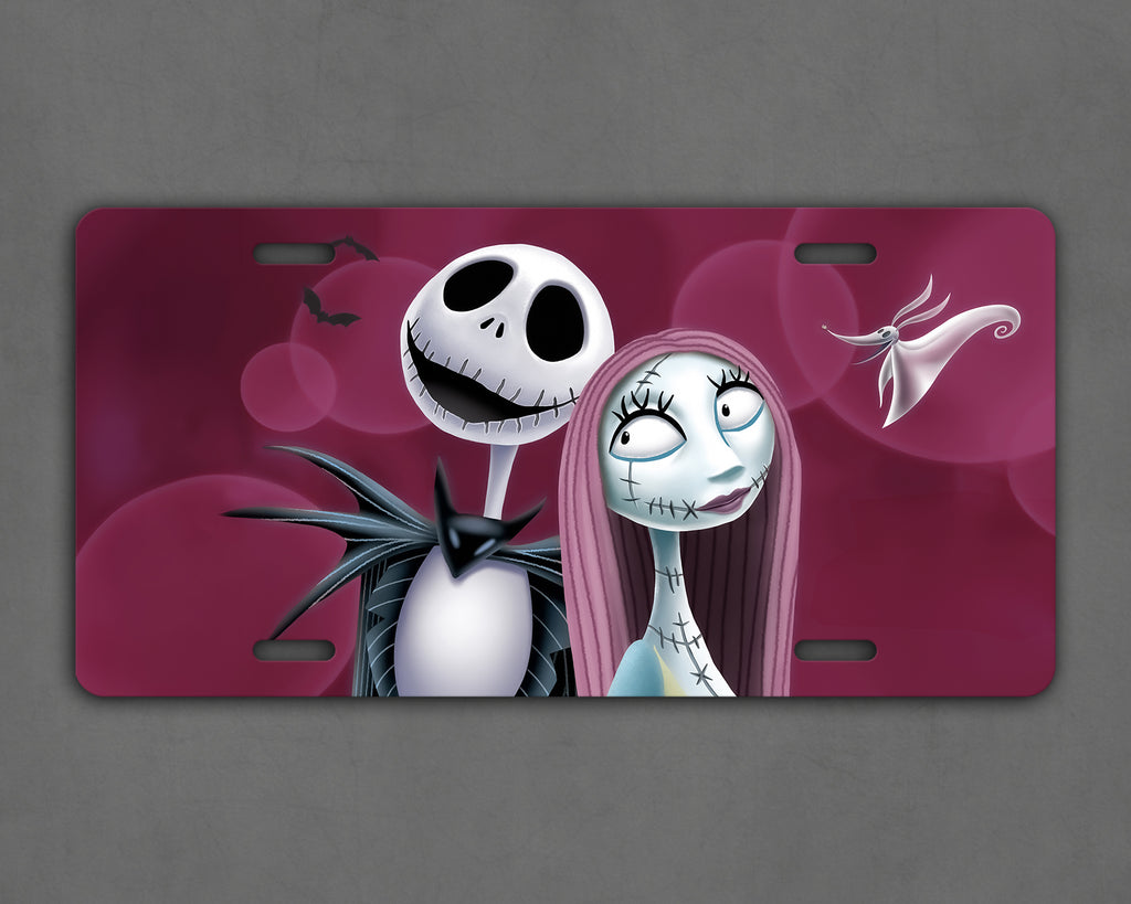 Jack and Sally License Plate