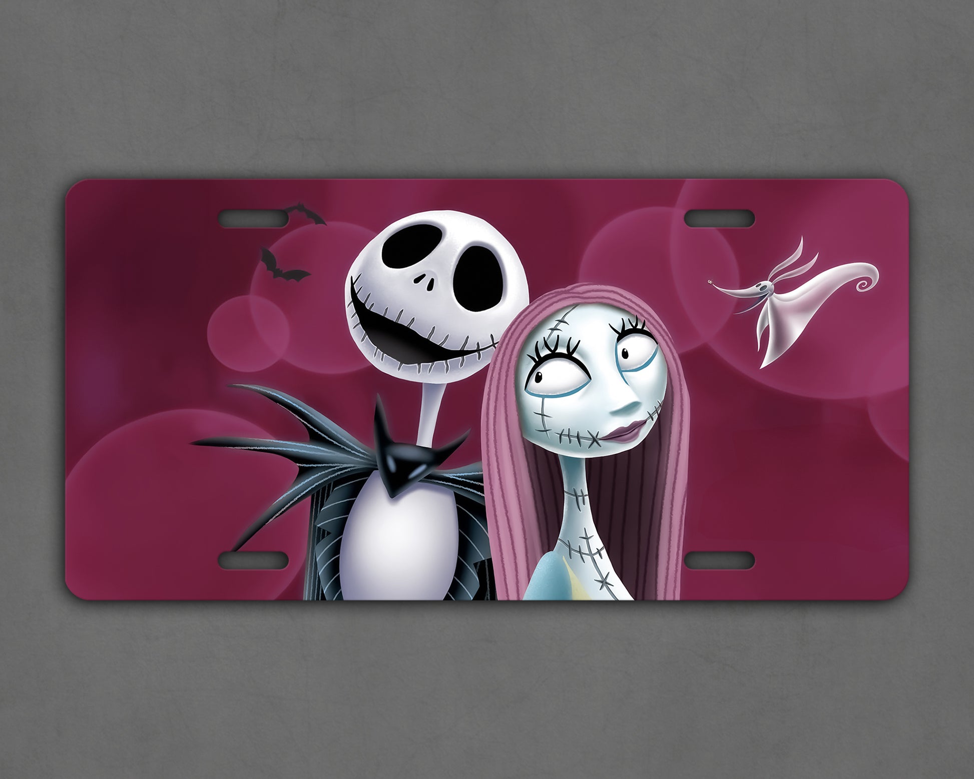 Jack and Sally License Plate