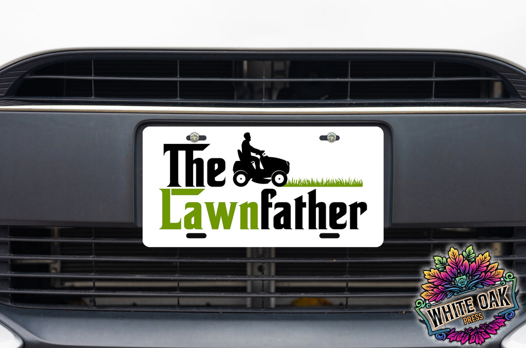 The Lawnfather License Plate