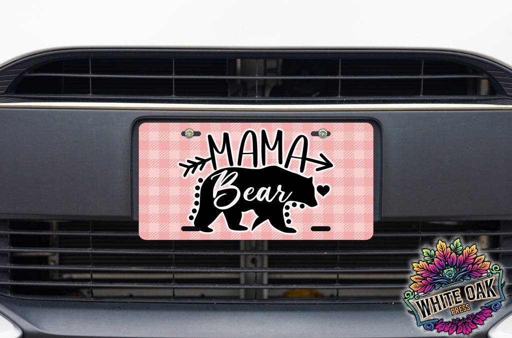 Mama Bear License Plate