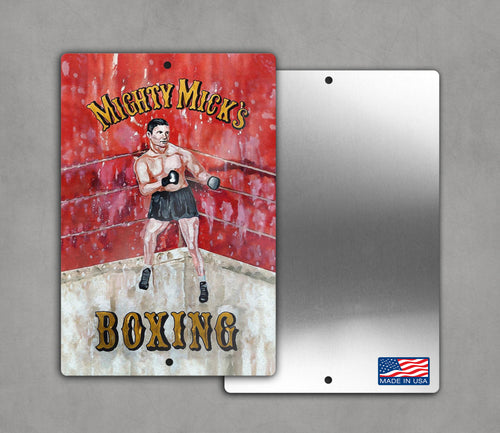 Mighty Mick's Boxing Sign