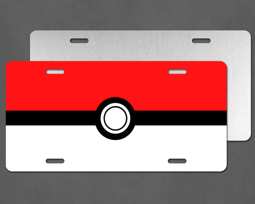 Pokeball License Plate