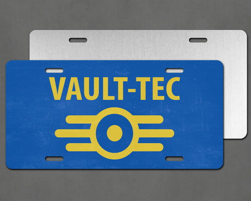 Vault-Tec License Plate