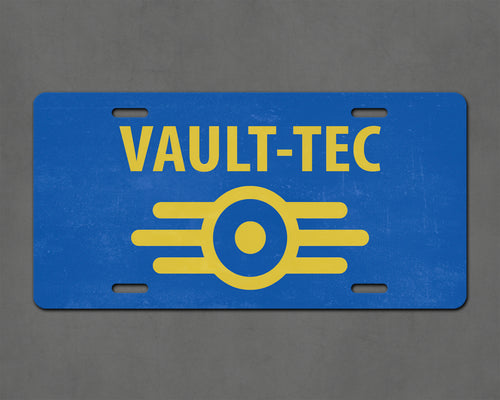 Vault-Tec License Plate
