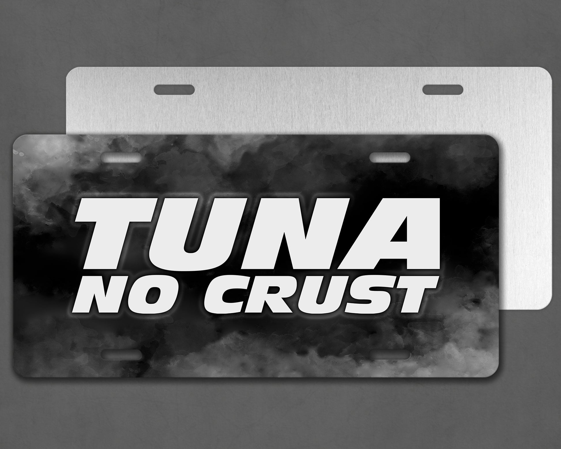 Tuna No Crust License Plate