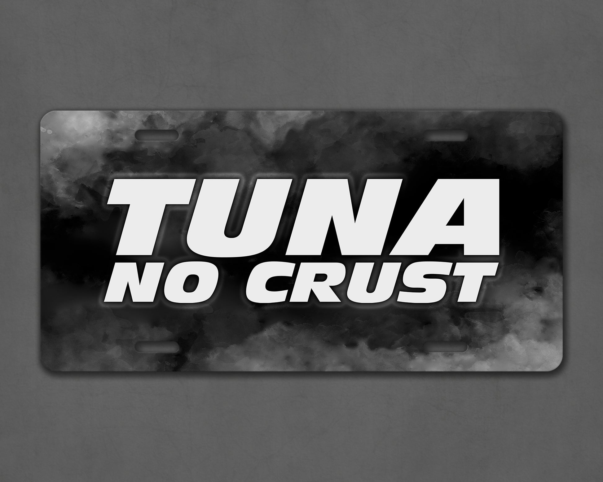 Tuna No Crust License Plate