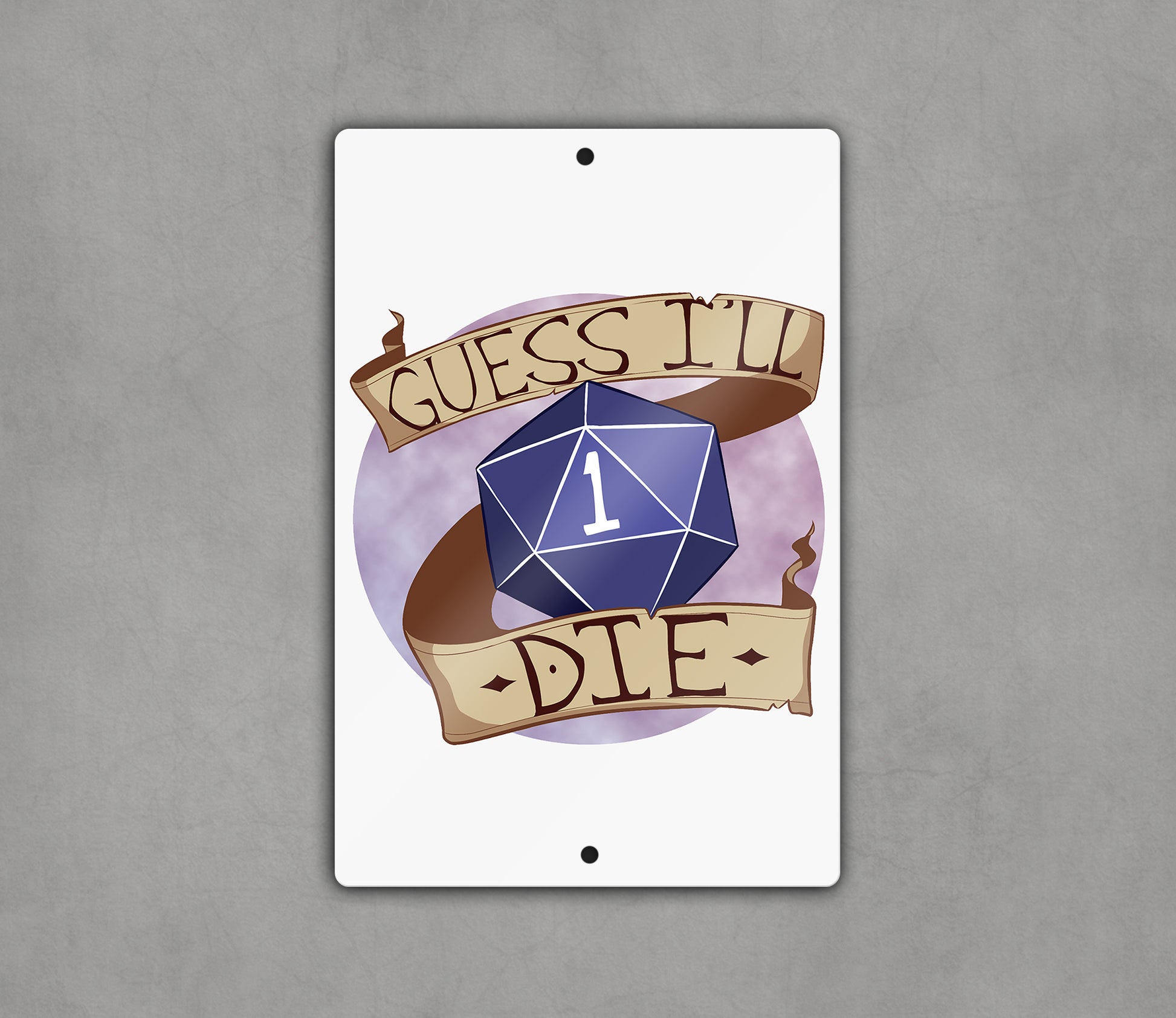 D&D Nat 1 Sign