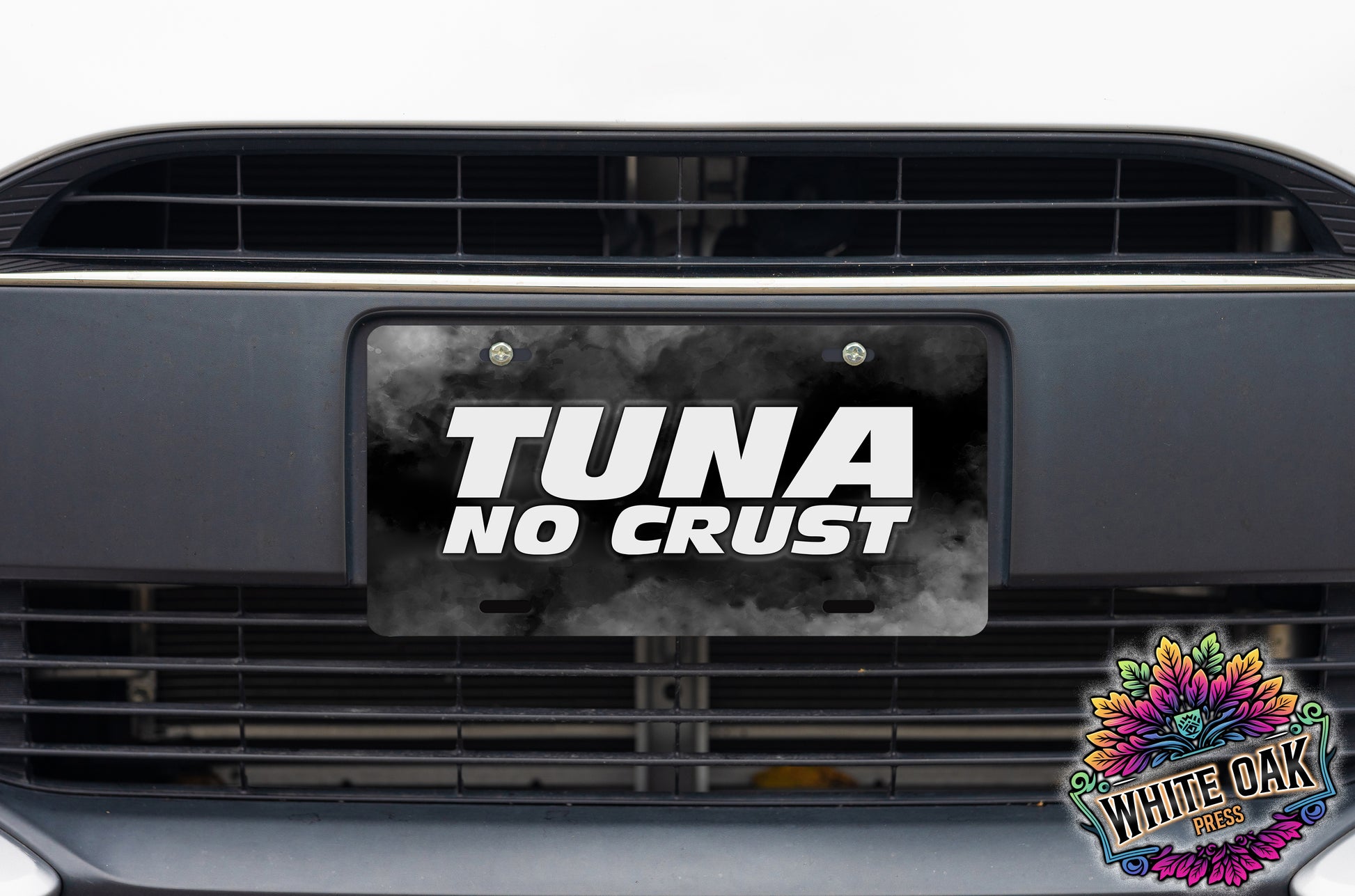 Tuna No Crust License Plate