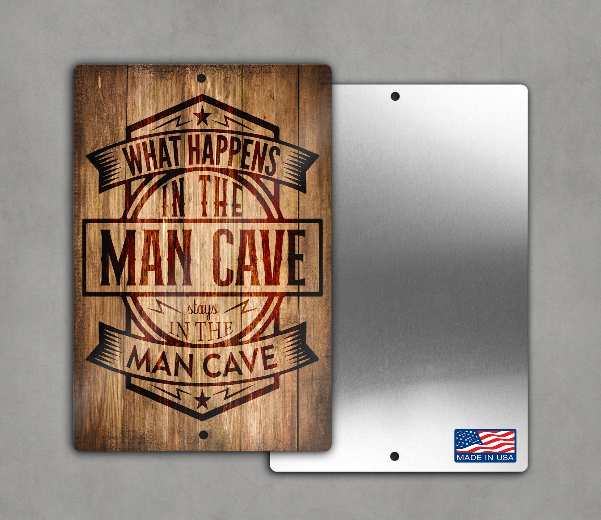 What Happens in the Mancave Sign