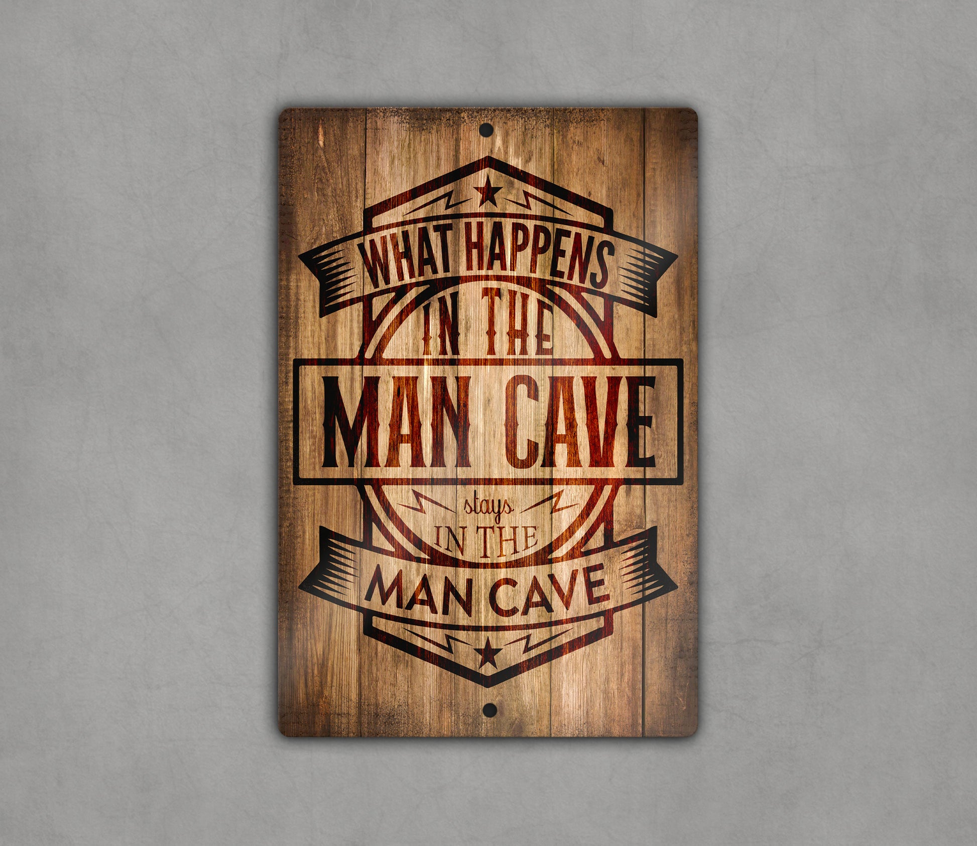 What Happens in the Mancave Sign